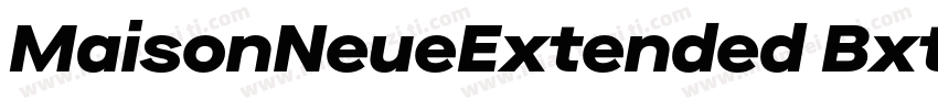MaisonNeueExtended BxtraBold字体转换